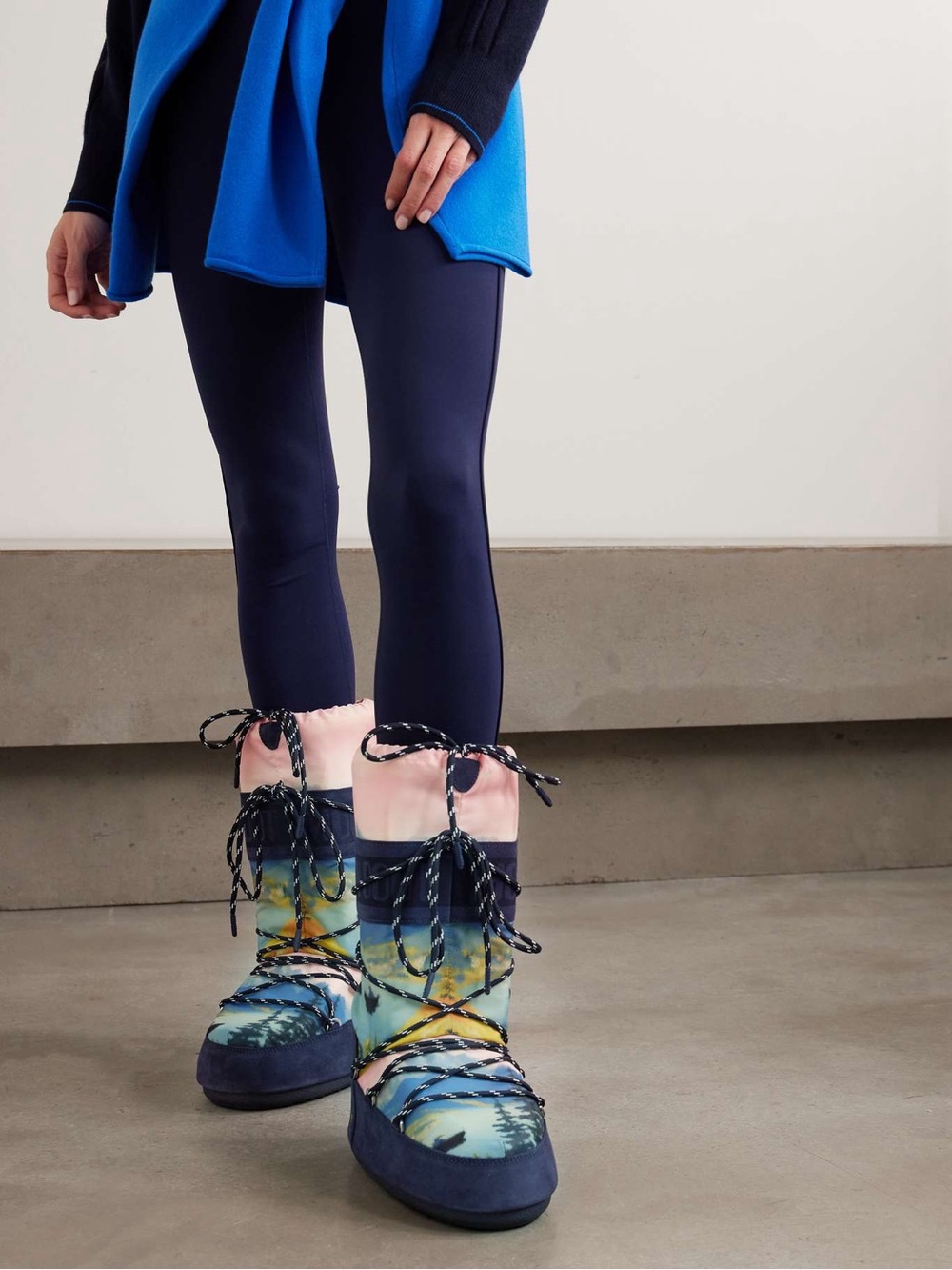 Moon Boots x Guest In Residence Icon High Postcard Boot